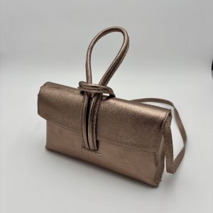 Sac Lora Finition Métallisée en Cuir